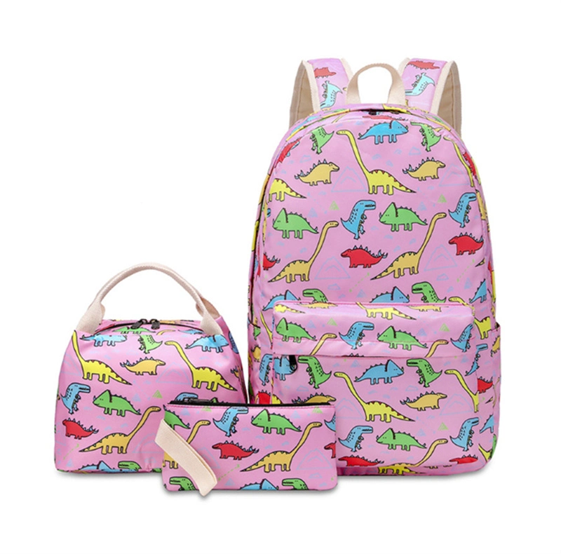 3 in 1 Fashion Children′ S School Bag Set Polyester Outdoor Hiking Hiking Backpack Wholesale Customized Printing Leisure Backpack.