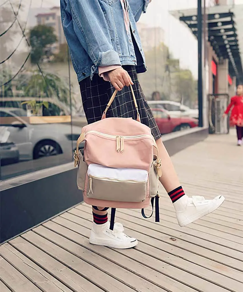 (WDL0930) Japanese Canvas Teenage Backpack for Casual Travel