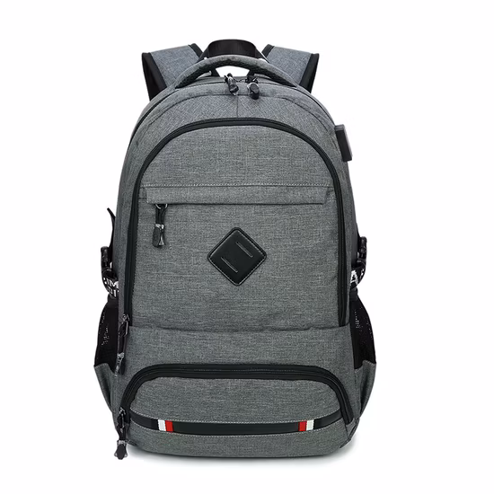 Mochila USB multifuncional estilo coreano para homens, bolsa de computador para viagens de negócios, mochila de lazer para viagens