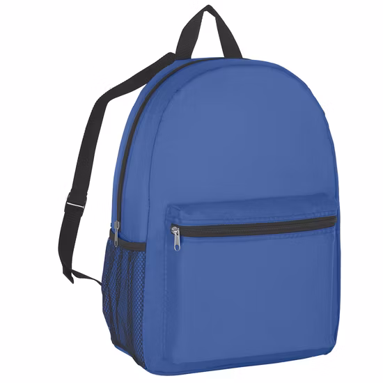 Mochila promocional de poliéster clássica simples e barata personalizada com preço competitivo Mochila Mochila