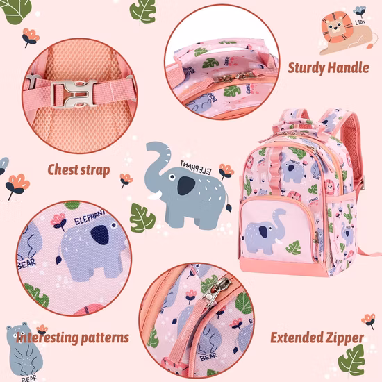 Mochila escolar de unicórnio de desenhos animados por atacado para crianças