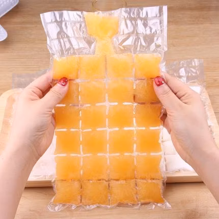 Sacos de plástico descartáveis ​​para cubos de gelo de segurança alimentar