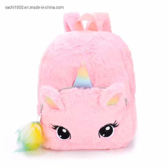 Mochila de desenho animado unicórnio para meninas, meninos, mochila escolar, bolsa de ombro casual para crianças