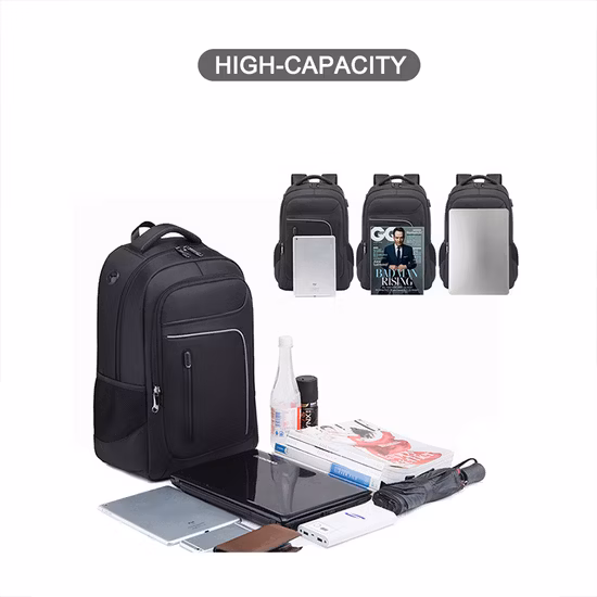 Mochila de negócios casual portátil escolar leve à prova d'água para viagens ao ar livre